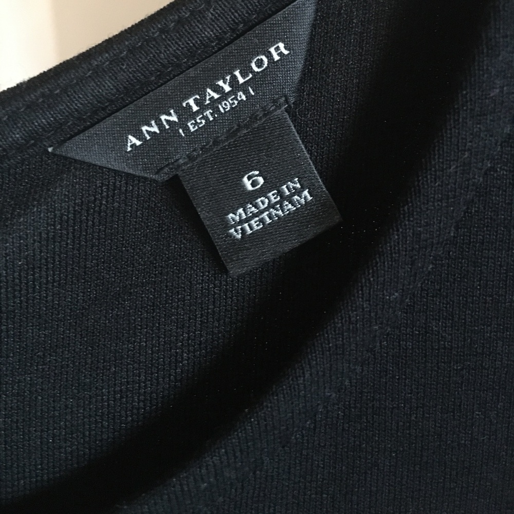 Ann Tayler Black Tank dress